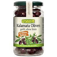 Oliven Kalamata ohne Stein, geölt mit Kräutern