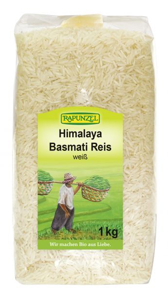 Basmati Himalaya Reis weiß