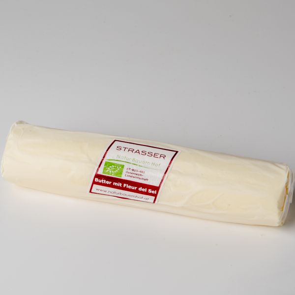 Butter - Rohmilch mit "Fleur de Sel"