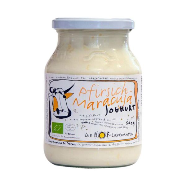 Fruchtjoghurt Pfirsich-Maracuja