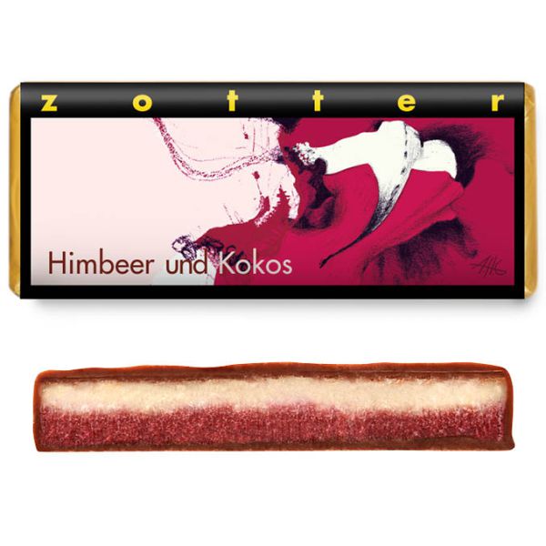 Zotter Schokolade - Himbeer Kokos