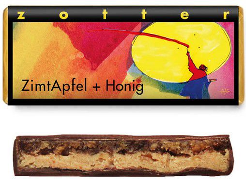 Zotter Schokolade - ZimtApfel + Honig