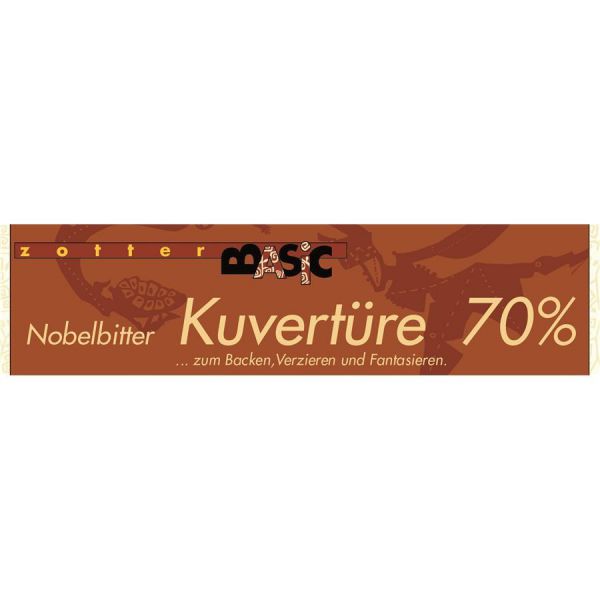 Kuvertüre 70% - nobelbitter