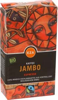 Kaffee Jambo Espresso, gemahlen