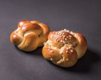 Dinkel Briocheknopf mit Rosinen ohne Zucker Dinkel Briocheknopf mit Rosinen ohne Zucker