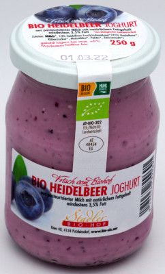Joghurt Heidelbeer