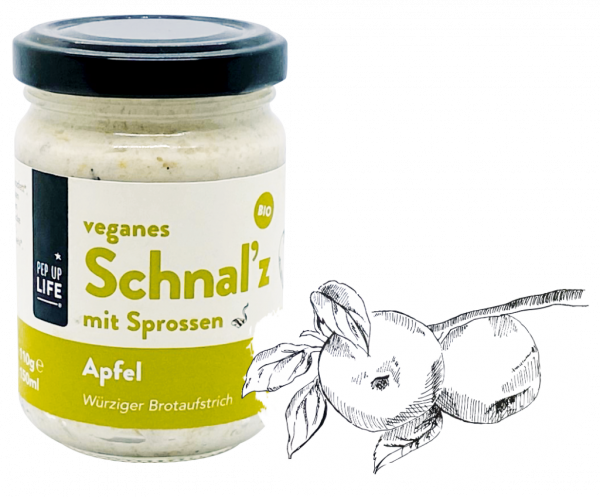 "Veganes Schnal'z" Brotaufstrich - Apfel