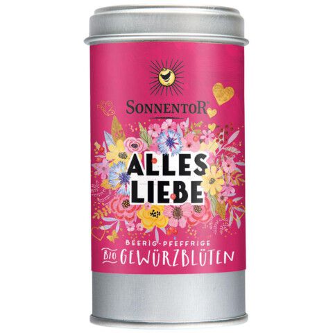 Alles Liebe Gewürz-Blüten Mischung, Streudose