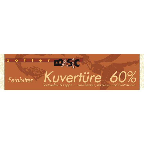 Kuvertüre 60% - feinbitter