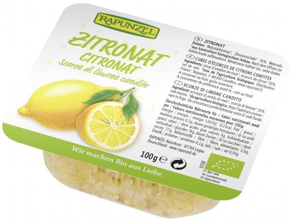 Zitronat gewürfelt